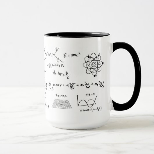 Physics formulierst du and diagrams Coffe Mug Tasse (Rechts)