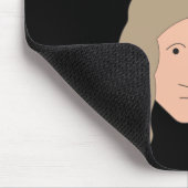 Physics Humor Isaac Newton Apple Nerd Geek Mousepad (Ecke)