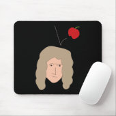 Physics Humor Isaac Newton Apple Nerd Geek Mousepad (Mit Mouse)