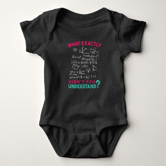 Physics Math Formula Joke Baby Strampler (Vorderseite)