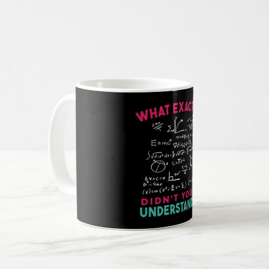 Physics Math Formula Joke Kaffeetasse (Vorderseite Links)