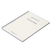 Physics Notebook – Minimal Academic Edition Notizblock (Linke Seite)