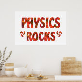 PHYSICS ROCKS POSTER (Küche)