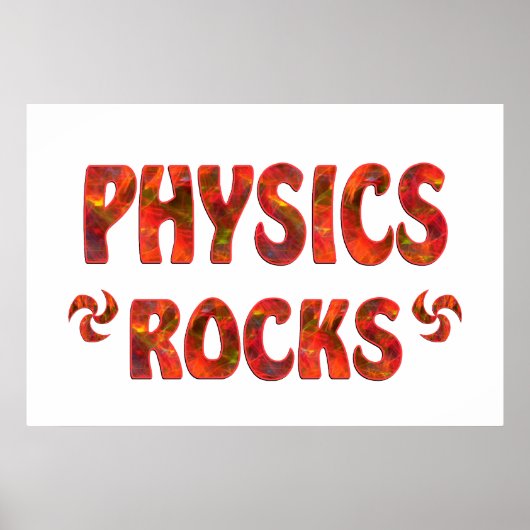 PHYSICS ROCKS POSTER (Vorne)