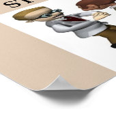 PHYSICS-Stringtheorie-Poster Poster (Ecke)