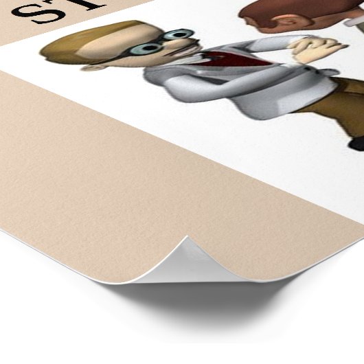 PHYSICS-Stringtheorie-Poster Poster (Ecke)