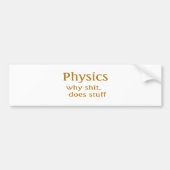 Physik Autoaufkleber (Vorne)