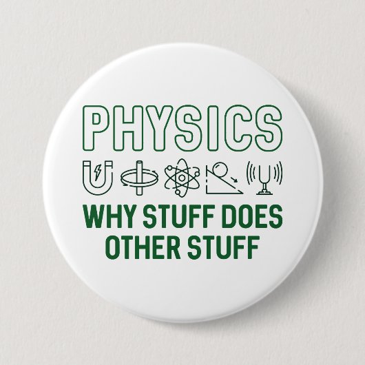 Physik Button (Vorderseite)