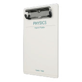Physik-Clipboard – Minimales Design| Benutzerdefin Mini Klemmbrett (Gewinkelt2)