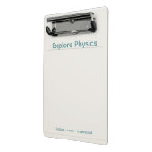 Physik-Clipboard – Minimales Design| Benutzerdefin Mini Klemmbrett (Gewinkelt2)