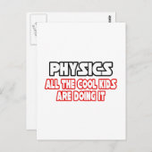 Physik... Coole Kinder Postkarte (Vorne/Hinten)