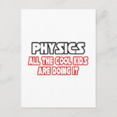 Physik... Coole Kinder Postkarte (Vorderseite)