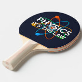 PHYSIK - DAS Zitat der Wissenschaft zum Thema "Rec Tischtennis Schläger (Vorderseite)