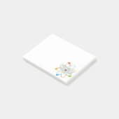 PHYSIK - DAS Zitat "JURISTISCHE Wissenschaft" Post-it Klebezettel (angewinkelt)