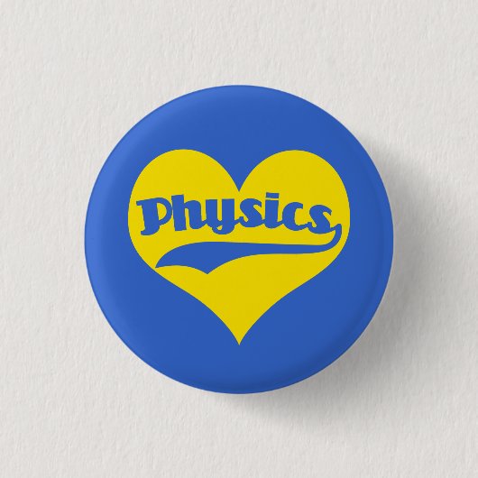 Physik der Liebe Button (Vorderseite)