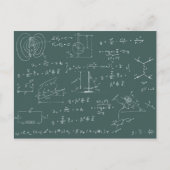 Physik-Diagramme und -Formeln Postkarte (Vorderseite)