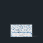 Physik Doodle Science Sketch Personalisierter Text Visitenkarte<br><div class="desc">Dieses Muster der Physik Doodle Science Sketch weist die Farben Blau und Weiß auf. Dieses Geschenk kann Bilder, Text oder andere Elemente hinzufügen oder ändern lassen, indem es die Funktion anpassen. Eine tolle Geschenkidee für jemanden, der die Physik, für besondere Feiern, Geburtstage, Weihnachten oder andere Weihnachtsfeiertage Lieben. Verwenden Sie die...</div>