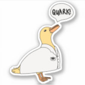 Physik-Duck Aufkleber (Vorderseite)