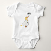 Physik-Duck Baby Strampler (Vorderseite)