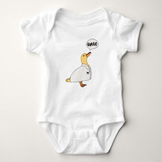 Physik-Duck Baby Strampler (Vorderseite)