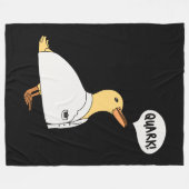 Physik-Duck Fleecedecke (Vorderseite (Horizontal))