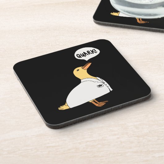 Physik-Duck Getränkeuntersetzer (Linke Seite)