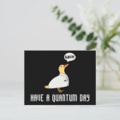 Physik-Duck Postkarte (Stehend Vorderseite)