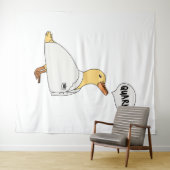 Physik-Duck Wandteppich (Beispiel (Horizontal))