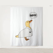 Physik-Duck Wandteppich (Vorderseite)