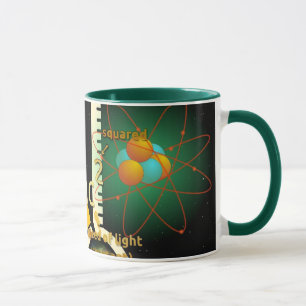 Physik E=mc2 farbiges Design Tasse
