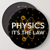 PHYSIK. ES IST DAS GESETZ BUTTON (Vorne & Hinten)