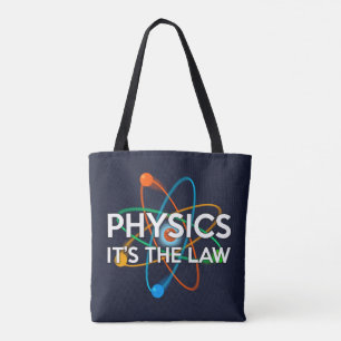 PHYSIK ES IST DAS GESETZ Lustige Wissenschaft Tasche