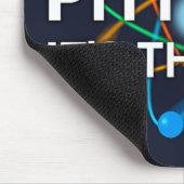 PHYSIK. ES IST DAS GESETZ Wissenschaft Mousepad (Ecke)