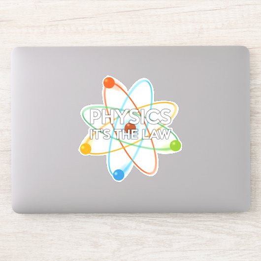PHYSIK. ES IST DIE GESETZLICHE Wissenschaft Aufkleber (Computer)