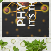 PHYSIK. ES IST DIE GESETZLICHE Wissenschaft Geschirrtuch (Gefaltet)