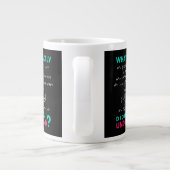 Physik-Formel-Witz Jumbo-Tasse (Rückseite)
