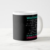 Physik-Formel-Witz Jumbo-Tasse (Vorderseite Rechts)