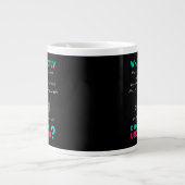 Physik-Formel-Witz Jumbo-Tasse (Vorderseite)