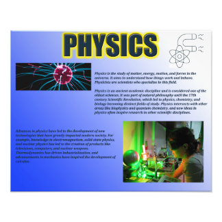 Physik Fotodruck