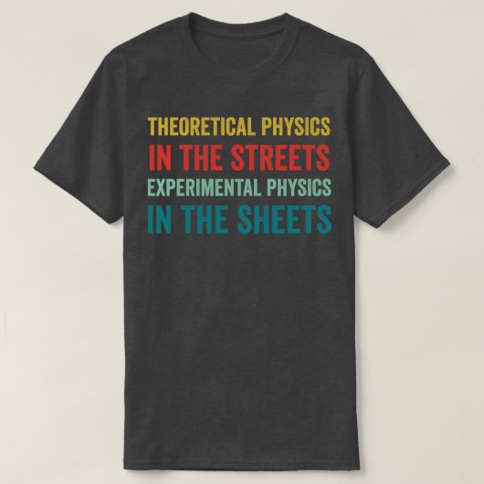 Physik Funny Physical Pub Science 1 T-Shirt (Design vorne)