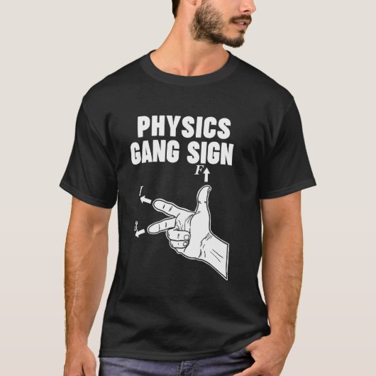 Physik-Gang-Schild T-Shirt (Vorderseite)