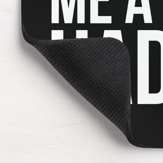 Physik gibt mir einen großen Hadron Mousepad (Ecke)