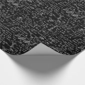Physik-Gleichungen auf schwarzem // Geschenkpapier (Ecke)