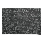 Physik-Gleichungen auf schwarzem // Kissenbezug (Vorderseite)