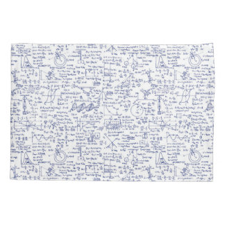 Physik-Gleichungen im blauen Stift // Kissenbezug