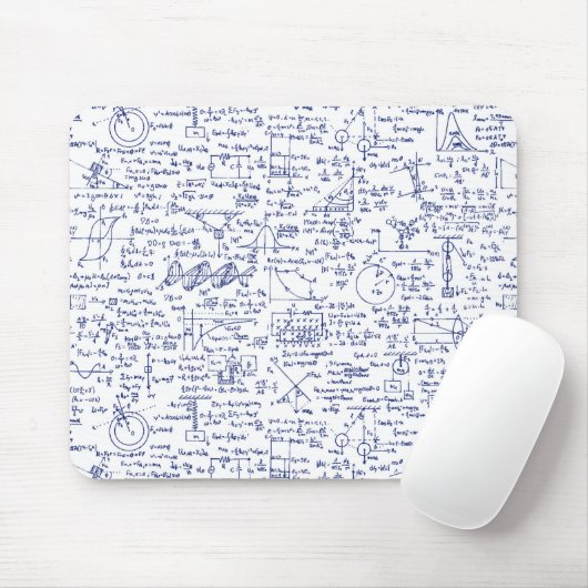 Physik-Gleichungen im blauen Stift // Mousepad (Mit Mouse)