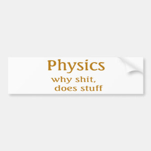 Physik Humor Autoaufkleber