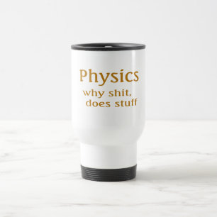Physik Humor Reisebecher