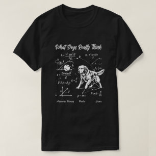 Physik Hund Golden Retriever Wissenschaft Nerd T-S T-Shirt