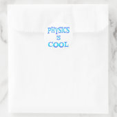 Physik ist Cool Runder Aufkleber (Tasche)